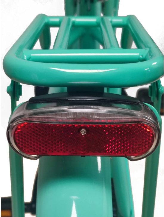 Kinderfiets Kiddie FunGirl met voordrager 20'' Turquoise van Kinder — afbeelding 3