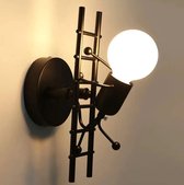 Led wandlamp - Decoratief - Ladder - Grappig - Sierverlichting - Interieur - Indoor