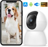 Huisdiercamera - Petcam - Beveiligingscamera met beweegdetectie - Hondencamera volledig HD met app - Indoor camera - Terugspraakfunctie en Night vision - Geschikt voor huisdieren/baby/beveiliging