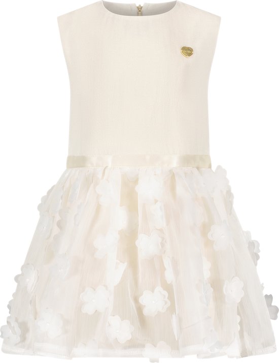 Le Chic C312-7801 Robe Filles - Off White - Taille 80
