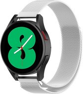 By Qubix 22 mm - Bracelet milanais - Argent - Huawei Watch GT 2 - GT 3 - GT 4 (46 mm) - Huawei Watch GT 2 Pro - GT 3 Pro (46 mm)