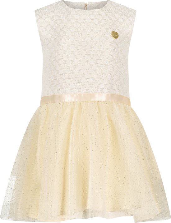 Robe Filles Le Chic C312-7802 - Champagne - Taille 98