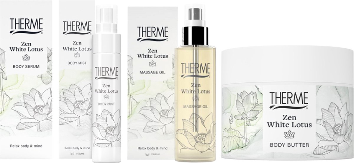 Goedkoopste Therme Cadeauset Zen White Lotus Body Compleet