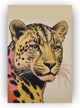 Andy Warhol luipaard - Luipaard poster - Dieren posters - Andy warhol poster - Slaapkamer poster - Kinderkamer - 40 x 60 cm