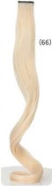 2 x Clip in Hairextension Blond- X66 - nephaar - Hair extension | haar extensie- carnaval haar - gekleurde extensions - extensions met clip