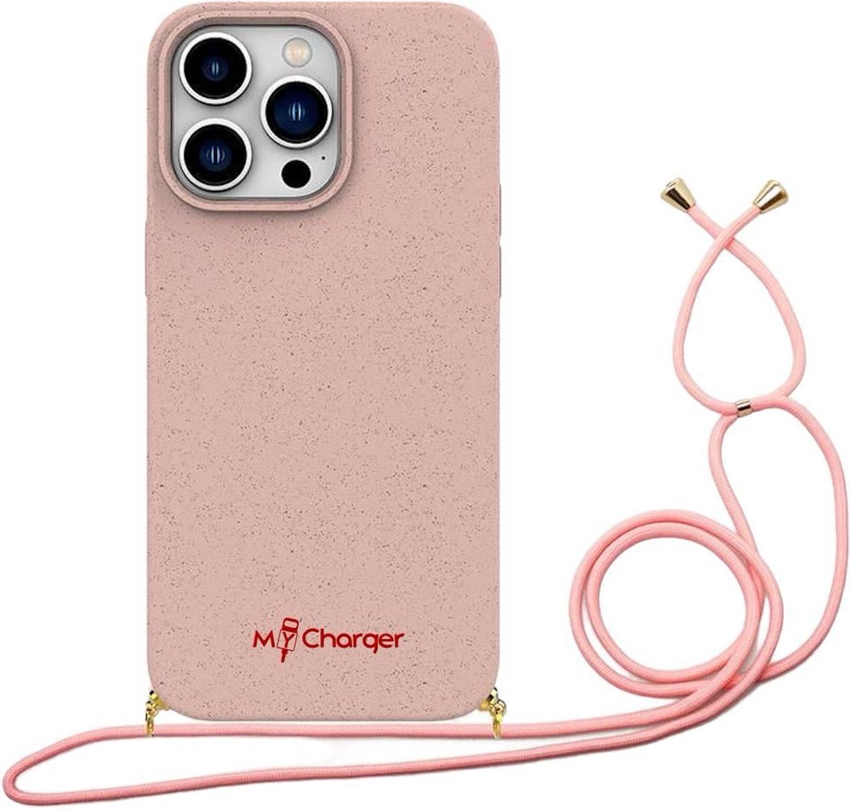 MyCharger iPhone 14 telefoon hoesje Case Bio recyclebaar met bijpassende houder