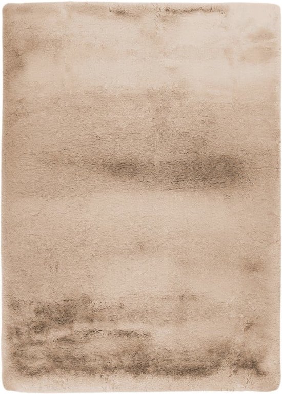 Tapijtenloods Luxury Premium Fluffy Vacht Vloerkleed - Beige - 160x230 CM - Superzacht Tapijt voor Woonkamer en Slaapkamer