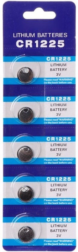T&E 5 X Cr1225 Br1225 1225 3V Lithium Batteries