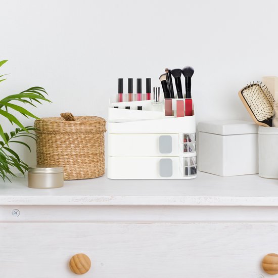 Innovagoods Organisateur maquillage - Gris - Casier & boîte - Rue du Commerce Innovagoods Organisateur maquillage - Gris - Casier & boîte - Rue du Commerce