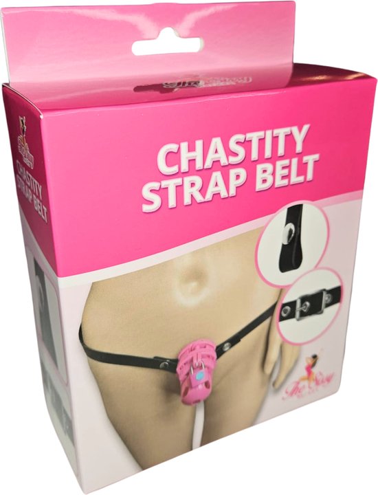 Foto: Chastity strap belt riem voor kuisheidskooi