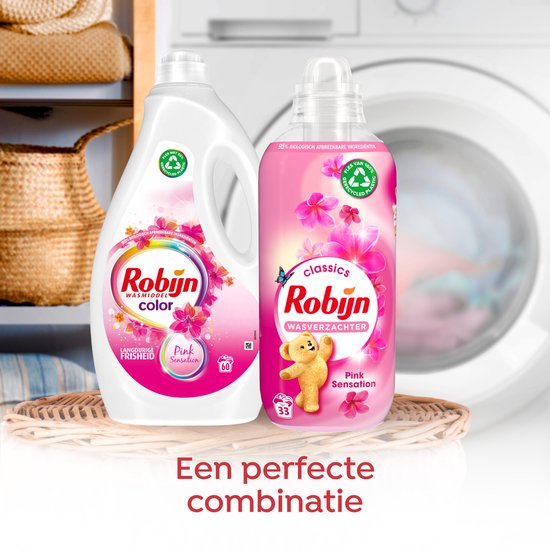 Robijn Vloeibaar Wasmiddel - Color Pink Sensation - 60 wasbeurten - Robijn