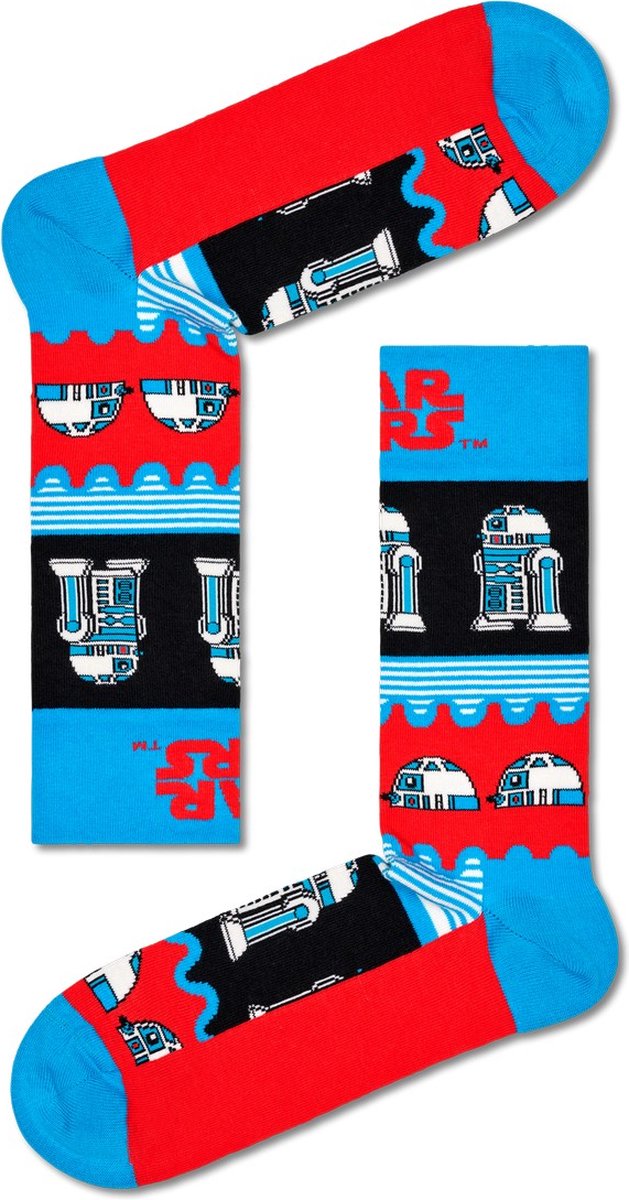 Happy Socks Star Wars R2-D2 Sock - unisex sokken - Unisex - Maat: 36 - 40