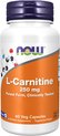 L-Carnitine Now Foods 60v-caps