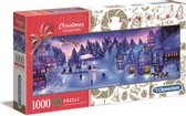 Clementoni Classic Christmas Collection - Puzzel - 1000 stukjes - Volwassenen - Legpuzzel - Panorama Puzzel Kerst