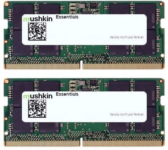 SO DDR5 64GB PC 4800 CL40 (2x32GB) Mushkin Essentials 1,1V intern retail