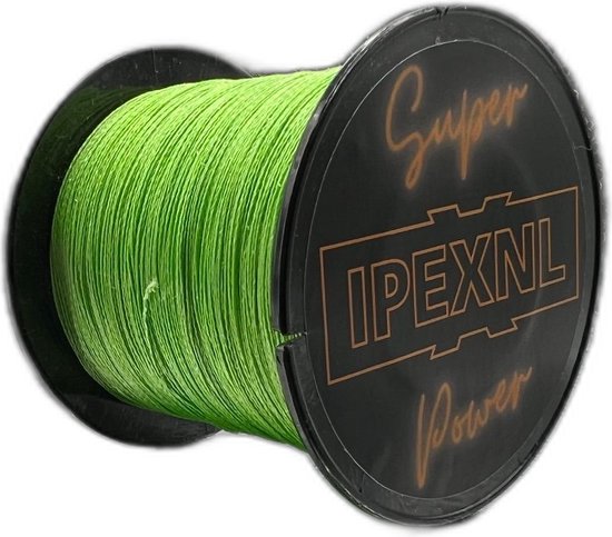 IPEXNL Super power 4 PE super fil de pêche tressé vert - 13,6 kg - 0,26 mm de 500 mètres type 2.5 fabriqué par HJ