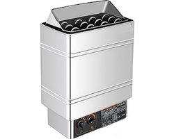 Velox Sauna Kachel - Elektrisch - 9KW - Spaheater - 40-105℃ - Geschikt voor Opgieten - Zilver