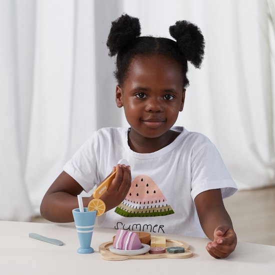 PolarB - houten lunchset - houten eetset - houten speelgoed vanaf 18+ maanden van Polarb — afbeelding 3