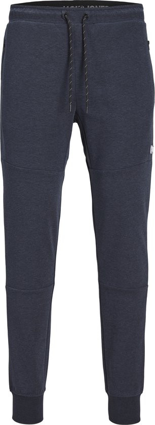 JACK & JONES Will Air Sweat Pants coupe régulière - pantalon de survêtement pour homme - bleu foncé mélangé - Taille : XL