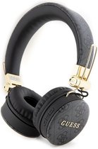 Écouteurs supra- Ear stéréo Bluetooth avec logo en Métal Guess 4G - Zwart