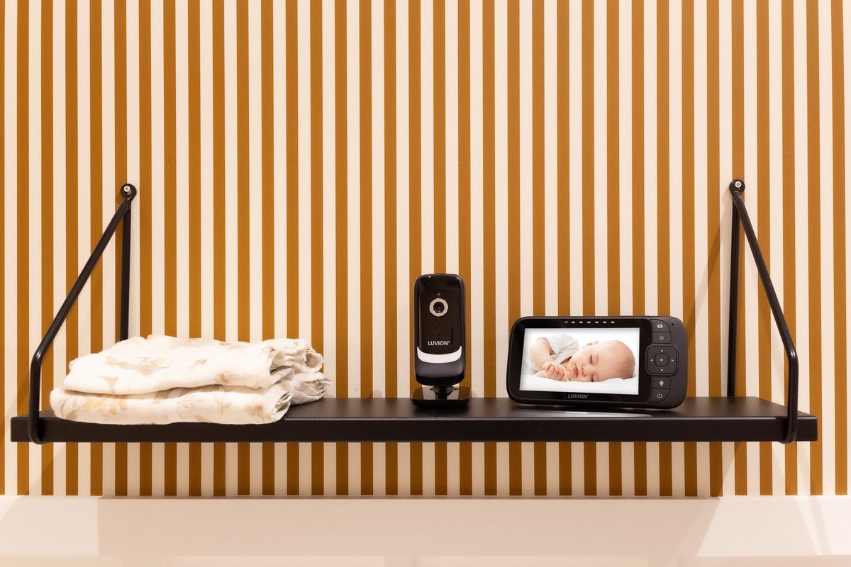 Afbeelding 3 van LUVION® Essential Connect Black - Babyfoon met Camera én App - Uitbreidbaar tot 4 Baby Camera's - Premium HD Wifi Baby Monitor