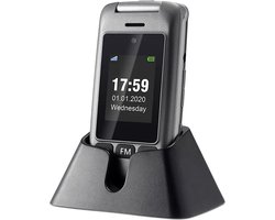 4G - Senioren - Klaptelefoon - EXTRA ACCU GELEVERD - Dubbele Scherm - NL Menutaal - Oplaadstation - Grote Toetsen - Big Button - Ouderen