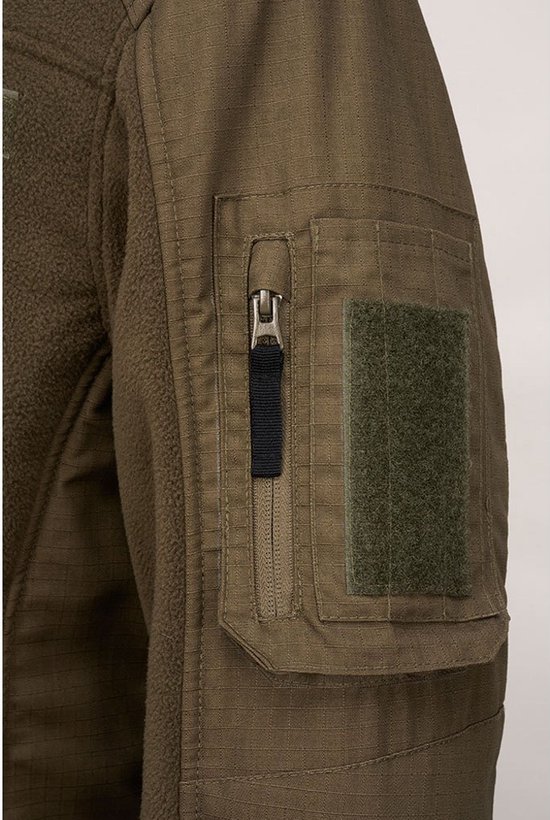 Veste Urban Classics -3XL- Veste Polaire Ripstop Vert