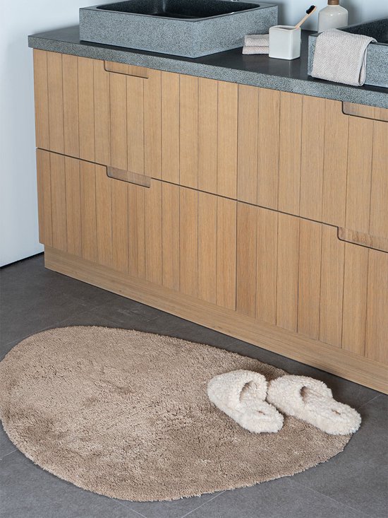 Badmat Plage - Taupe 80 x 100 cm