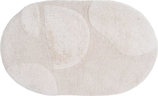 Badmat Boaz - Crème Ovale 60 x 100 cm