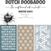 Dutch Doobadoo Stencils Winter days 3st 470.784.282 (11-23)