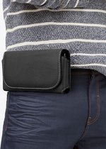 Vintage PU lederen heuptas riem draagtas telefoonzakje portemonnee voor tas Universeel Geschikt voor: iPhone / Samsung / Xiaomi / Motorola / Nokia - XXL