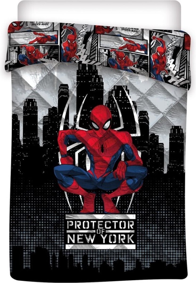 Spiderman Beddensprei 140 x 200 cm polyester