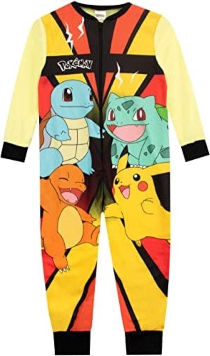 Pokemon onesie - multi colour - Pokémon huispak pyjama - maat 98/104 - Pokémon
