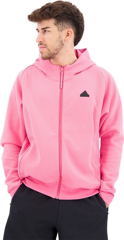 adidas Sportswear Z.N.E. Premium Trainingsjack met Capuchon - Heren - Roze- L