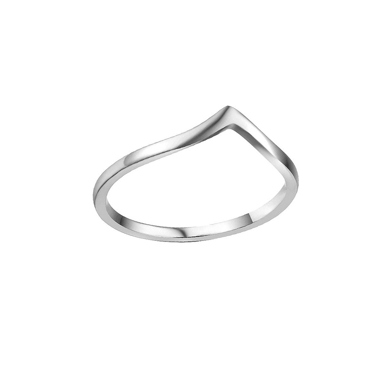 Jewelryz | V ring wishbone | Ring 925 zilver | 19.00 mm / maat 60