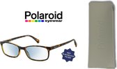Leesbril Polaroid met blauwlichtfilter PLD0035-Havanna -+1.00