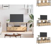 vidaXL Industriële TV-kast - 102 x 33 x 45 cm - Sonoma Eiken - Kast