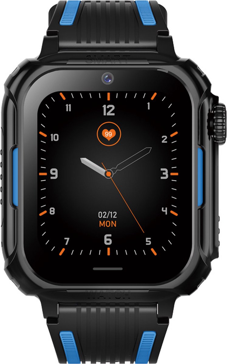 Wiesba WB39B - smartwatch kinderen - gps horloge kind - kinderhorloge bellen - gps tracker kinderhorloge - kinderhorloge met gps - kinderhorloge - Blauw