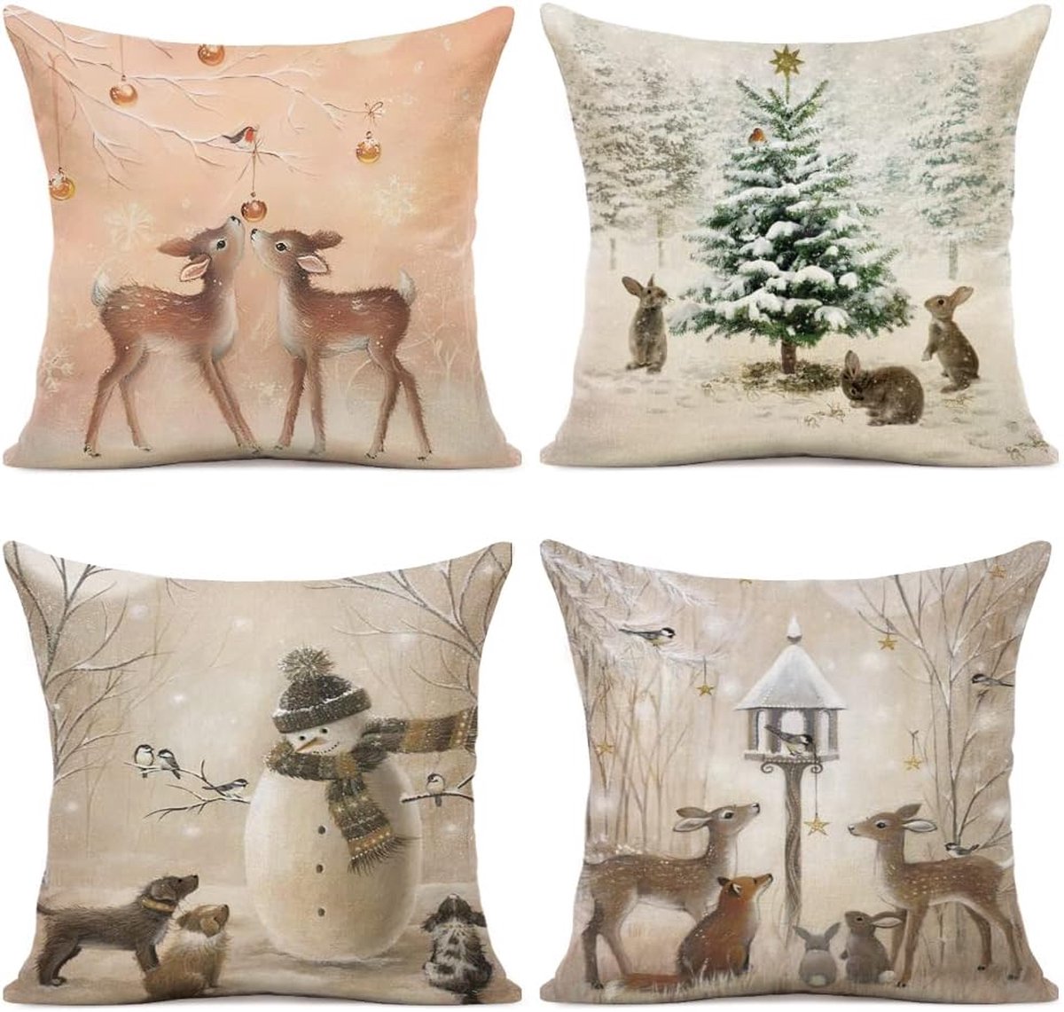 Set van luxe kussenslopen - kussensloop set - woonkamer