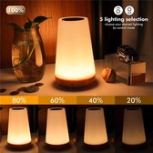 LED wekker met Qi draadloze oplader 10W en nachtlampje