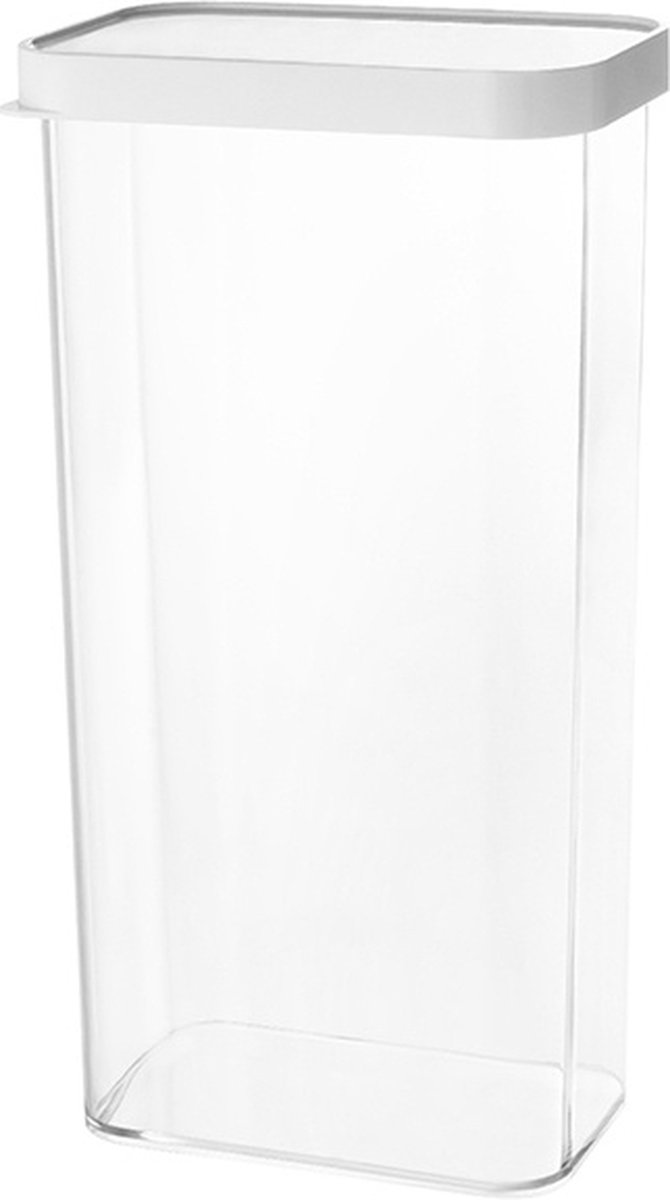 So Clever Voorraadbus 3.0 liter luchtdicht Classic Clear - Transparant - Stapelbaar | Met deksel | Luchtdicht | BPA-vrij