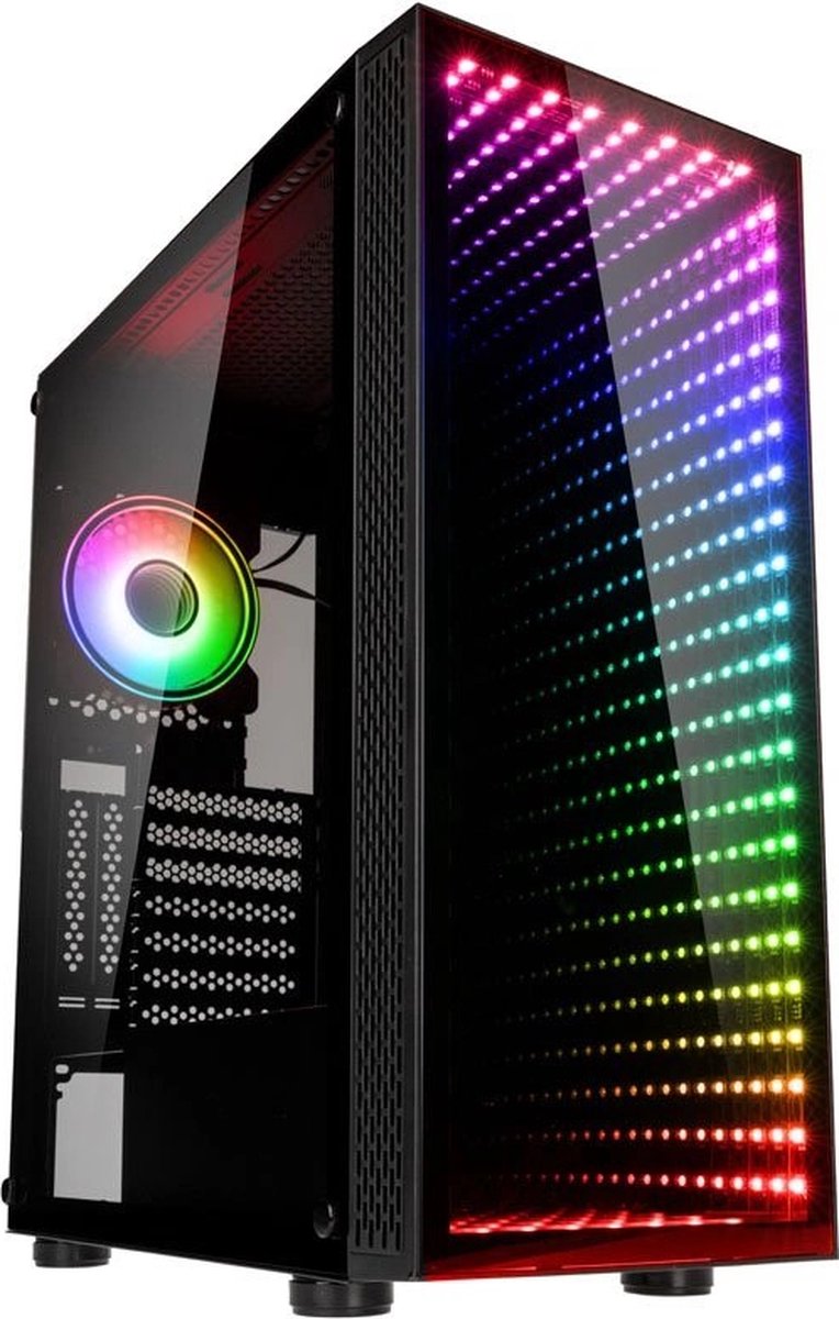 AMD Ryzen 5 5500 RGB Game Computer / Gaming PC - RTX 3060 12GB - 32GB RAM - 500GB SSD - 2TB HDD - WIFI - Win11 Pro - Kolink Void Rift