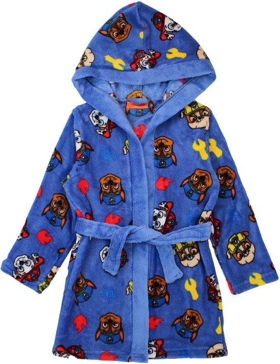 Disney Badjas / robe de chambre Disney Paw Patrol Blauw Kids & Enfant Garçons - Taille : 98/104