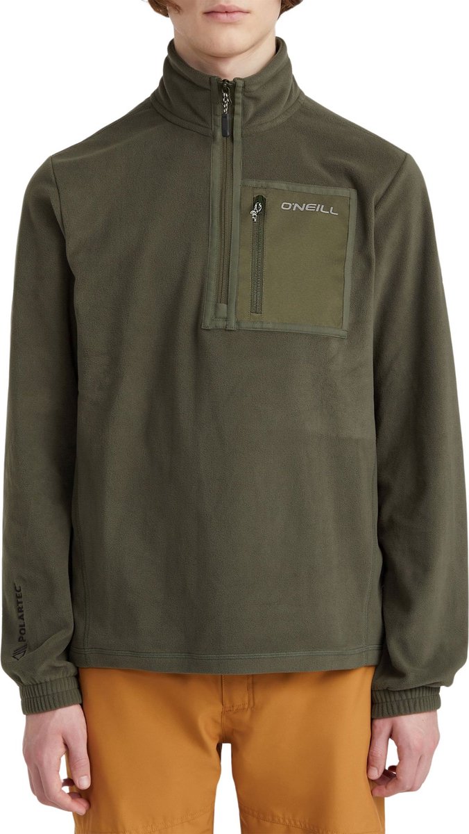 O’Neill Utility Light Half-Zip Trui Mannen Donkergroen