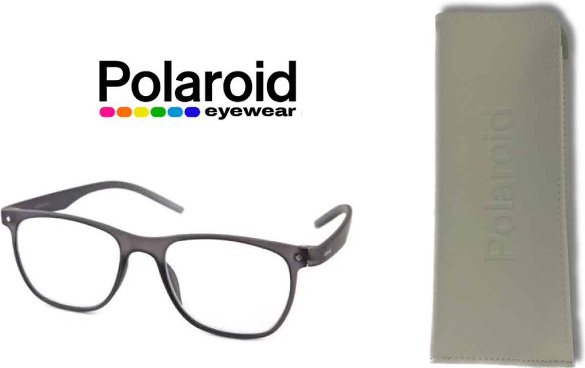 Leesbril Polaroid PLD0019 R FRE-Mat Grijs-+3.00