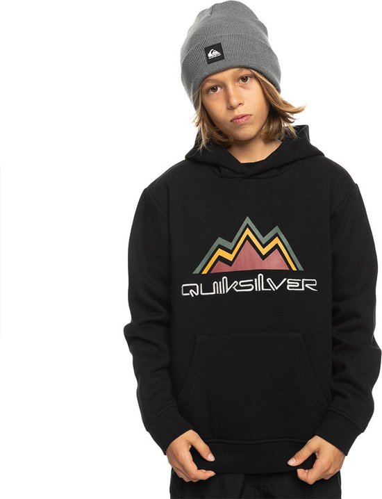 Quiksilver Big Logo Snow Capuchon Zwart 8 Years Jongen