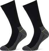 STAPP Walker 2-paar heren wandel sokken - Coolmax - 46 - Zwart
