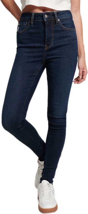 Superdry Vintage High Rise Skinny Jeans Blauw 26 / 30 Vrouw