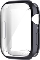 Watch case screenprotector - hoesje - geschikt voor Apple Watch Series 7/8/9 - 45 mm - grijs
