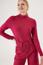 GARCIA Dames T-shirt Roze - Maat M